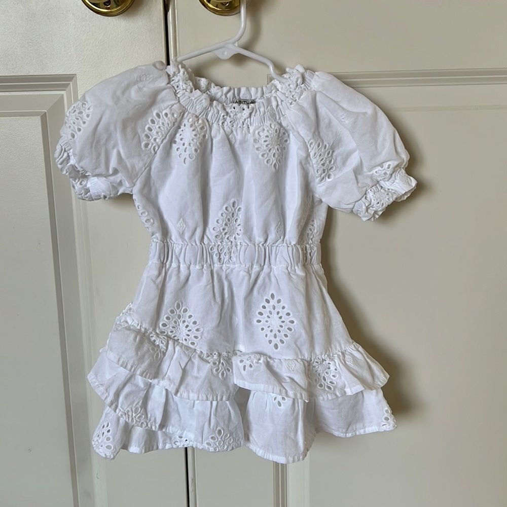 HABITUAL Girls Eyelet Dress